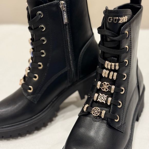 Guess Women's Boots Sionaa Color Black - Picture 10 of 12